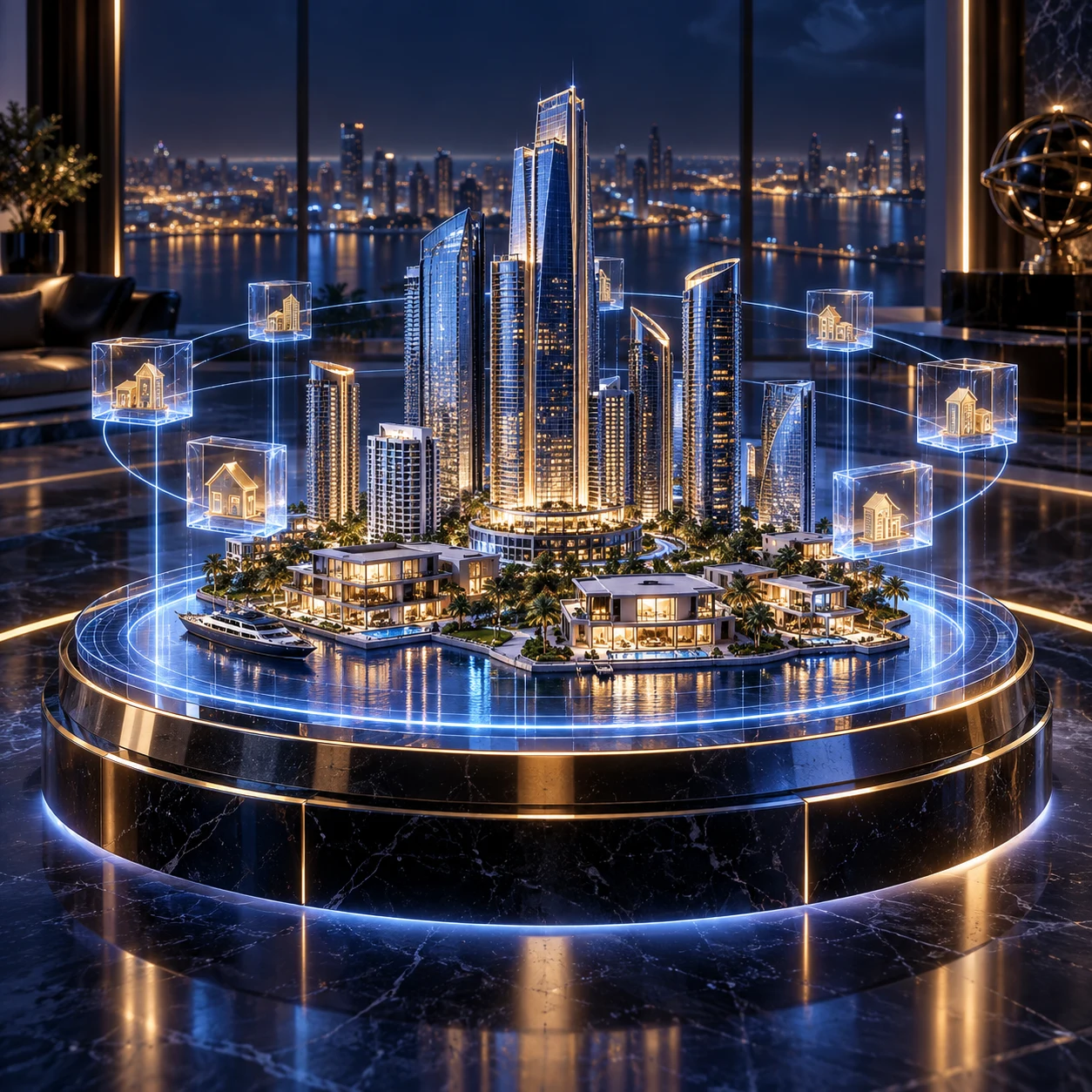 Conceptual model of real estate represented through digital tokens